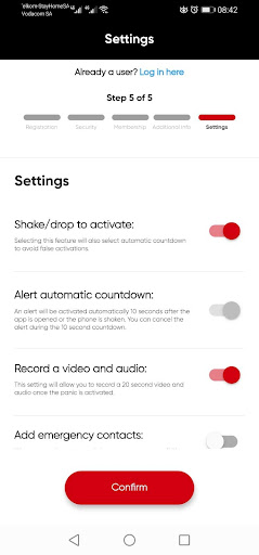 Secure Me SA Screen 3