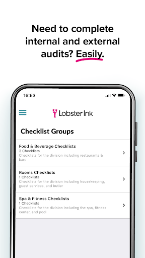 Android application Lobster Ops screenshort