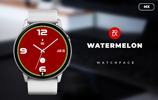 Android application Watermelon MX Watch Face screenshort