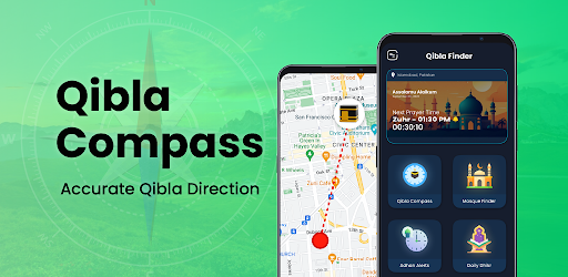 Qibla Finder : GPS Map Compass