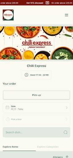 Chilli Express Screen 2