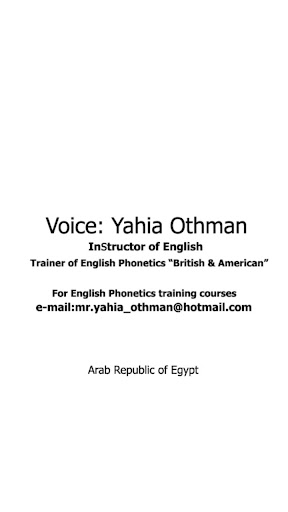 English Phonetics IPA Mr Yahi