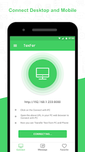 TexFer: Free Text Transfer Between Mobile Desktop 1.2.2 APK screenshots 5