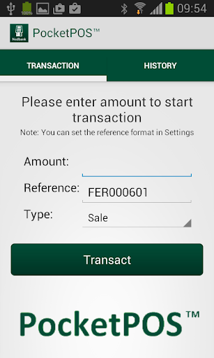 Nedbank PocketPOS™ Screen 3
