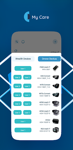 Android application Mycare Patient screenshort