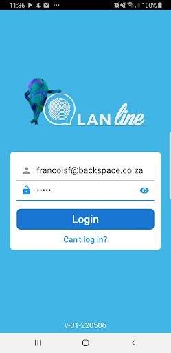 Android application Lanline Consumer screenshort