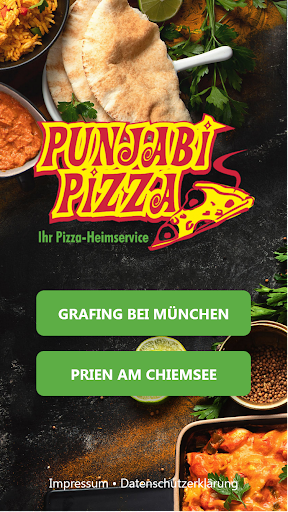 Android application Punjabi Pizza Lieferservice screenshort