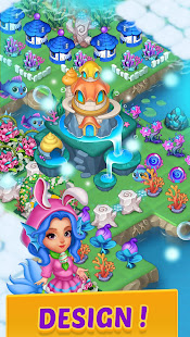 Merge Mermaids-design home&create magic fish life. 2.15.0 APK screenshots 5