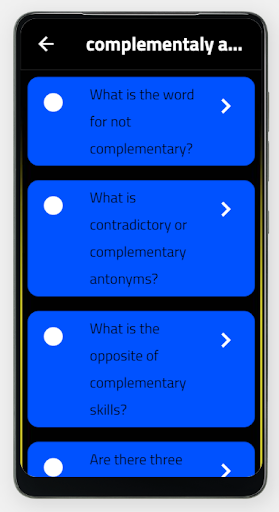 complementaly antonym