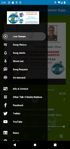 W4HC Radio & W4CS Radio Screen 3