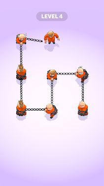 #3. Chain the Prisoners (Android) By: Casual Grinder Games