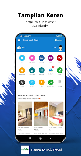 Android application Hanna Tour & Travel screenshort