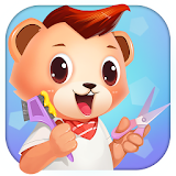 Little Bear Hair Salon - Kids Games icon