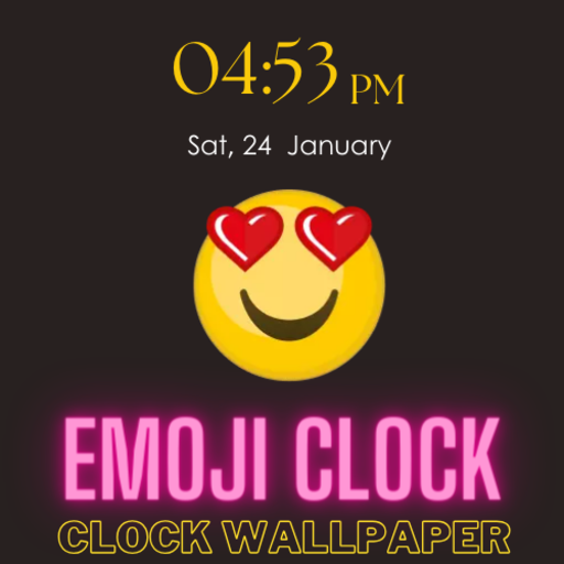 Clock Wallpaper - Emoji Clock logo