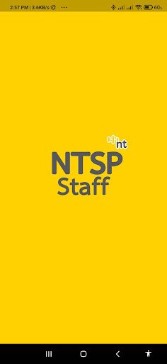 Android application NTSP staff screenshort
