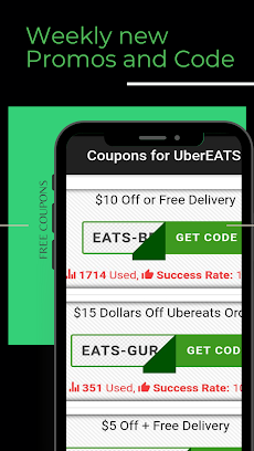 Coupons for UberEats Food Deliのおすすめ画像2