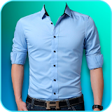 Man Casual Shirt Photo Suit icon