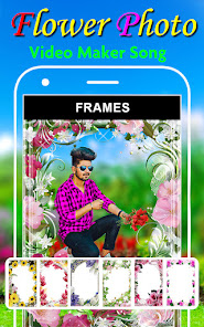 Captura 11 Flower photo video maker song android