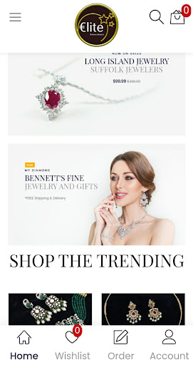 Android application Elitefashionjewelry screenshort
