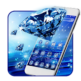Sapphire diamond blue allotrope Theme icon