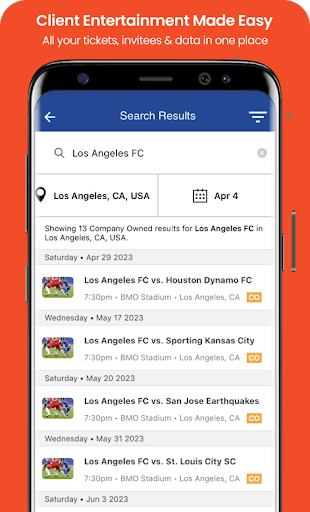 Android application TicketManager screenshort
