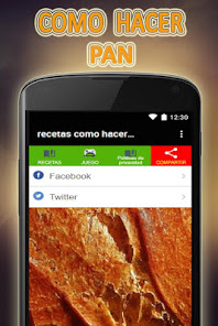 Screenshot 3 recetas como hacer pan casero android