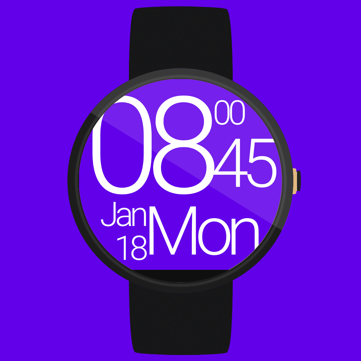 Android application Color. Watch Face screenshort