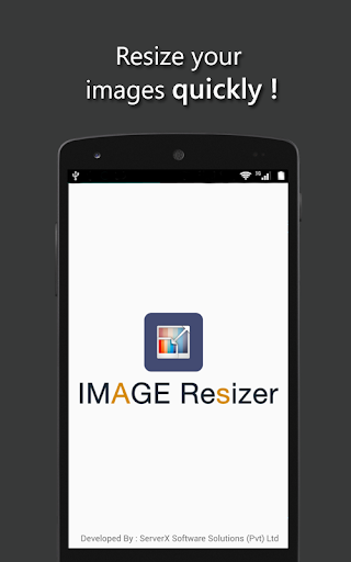 Android application Image Resizer screenshort