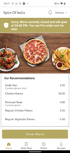 Spice Of India Screen 2