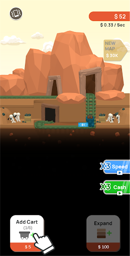 Android application Mine Fever Idle screenshort