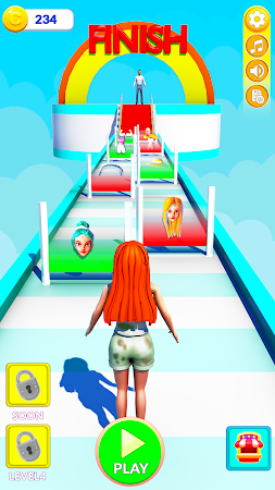 Game screenshot Princess Run: Makeover Game mod apk