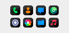 Bastis Black - Icon Pack APK