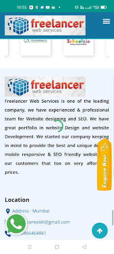 Freelancer Web Services Screen 2