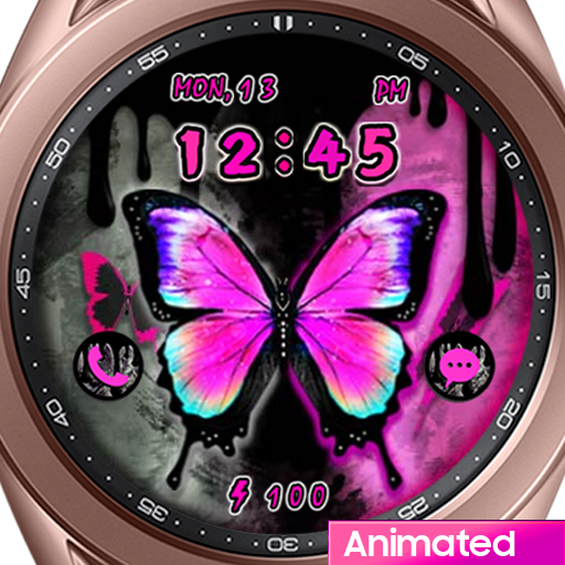 Pink Love Or Hate_Watchface logo