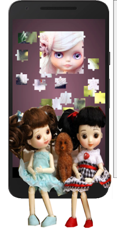 Cute Dolls Jigsaw Slide Puzzle - Screenshot 2