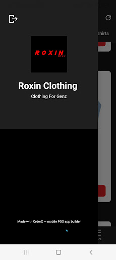 Android application Roxin Clothing screenshort