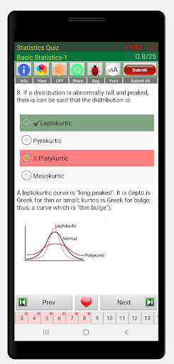 Statistics Quiz Screen 2