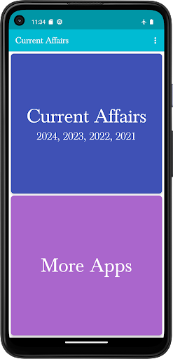 Android application Current Affairs screenshort