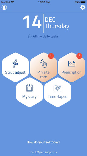 Android application myHEXplan screenshort