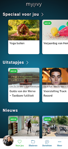 Android application mylivy screenshort