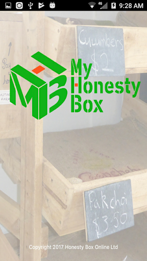Android application My Honesty Box screenshort