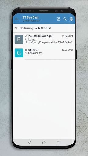Android application BT Bau Chat screenshort