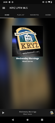 KRYZ LPFM 98.5 Screen 2