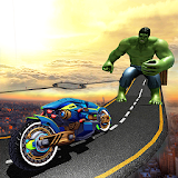 Incredible Monster Hero: Sci Fi Bike Adventure icon