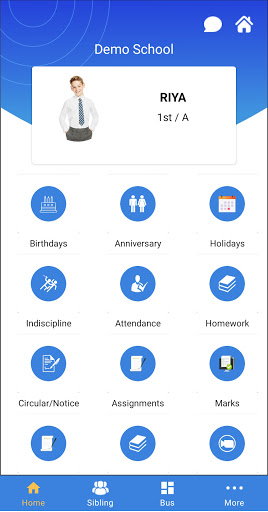 Android application Parents App screenshort