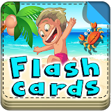 Learn english by flash cards icon
