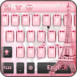 Pink Paris Keyboard Theme icon