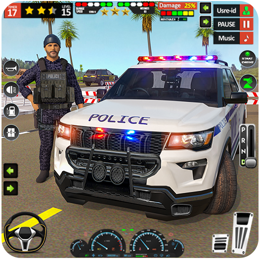 Us Police Car Cop Car Games 3D logo