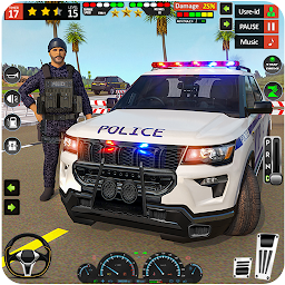 Isithombe sesithonjana se-Us Police Car Cop Car Games 3D