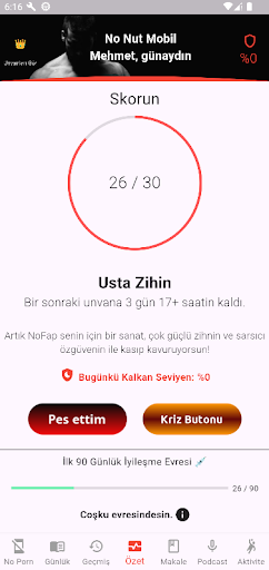 Android application No Nut Türkiye - Mobil screenshort